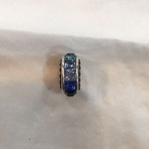 Brighton blue ombré bead